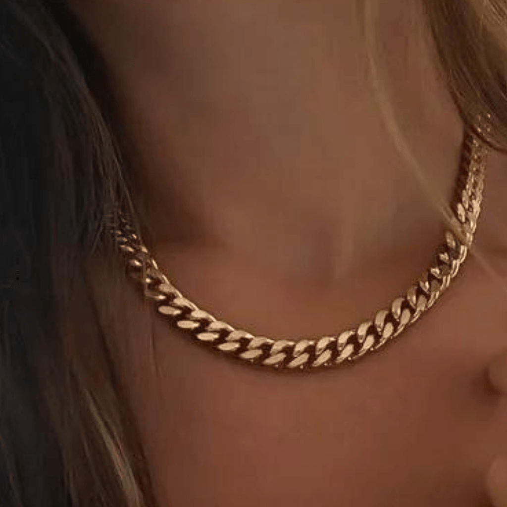 Guld halskæde