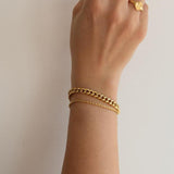 PRISFALD på guld armbånd