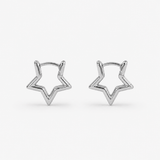 Medium Stjerne hoops