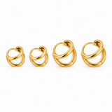 Double Twisted Hoops 2-Pack – Mini & Medium