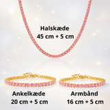 Gratis - 3x Pink Tennis Smykker 🎁