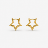 Medium Stjerne hoops