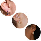 Gratis 3x Krystal hoops - Marina + Gabriella + Nadja