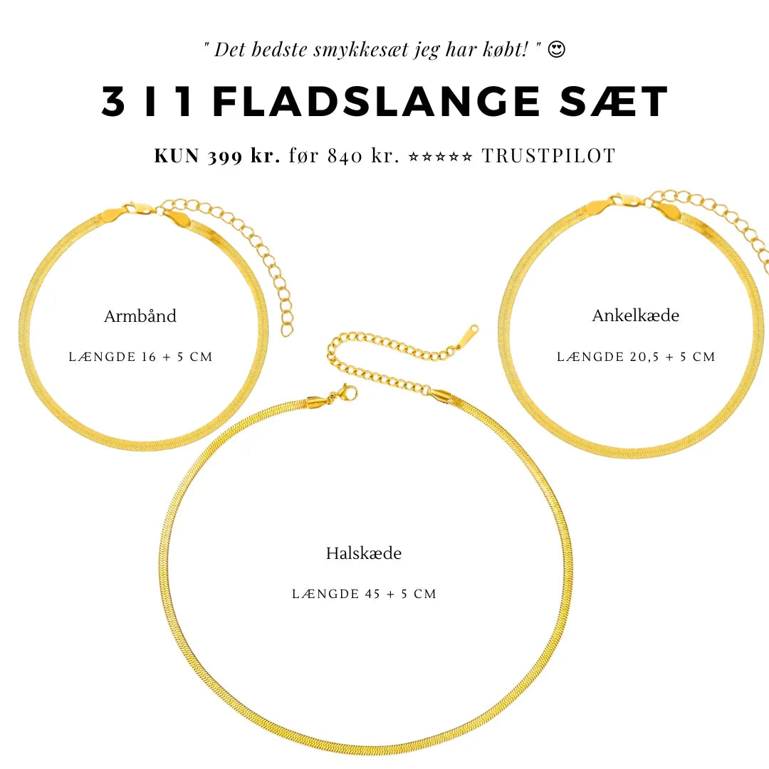 Fladslange 3 i 1 stylepakke ( Få tilbage ) fra ByMelanie