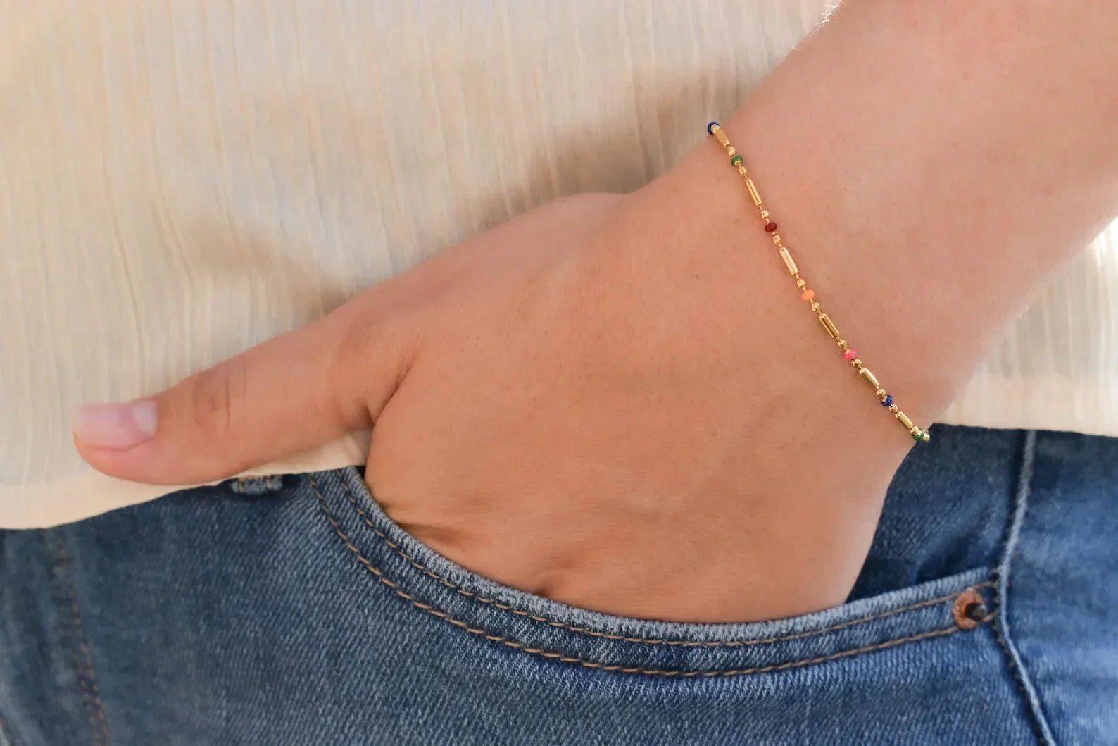 Golden Rainbow Set ( 3 smykker ) fra ByMelanie