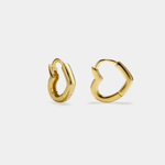 Medium Hjerte hoops fra ByMelanie