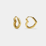 Medium Hjerte hoops fra ByMelanie