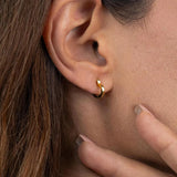 Mini Hjerte hoops fra ByMelanie