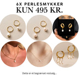 Restsalg - 6x Perlesmykker fra ByMelanie