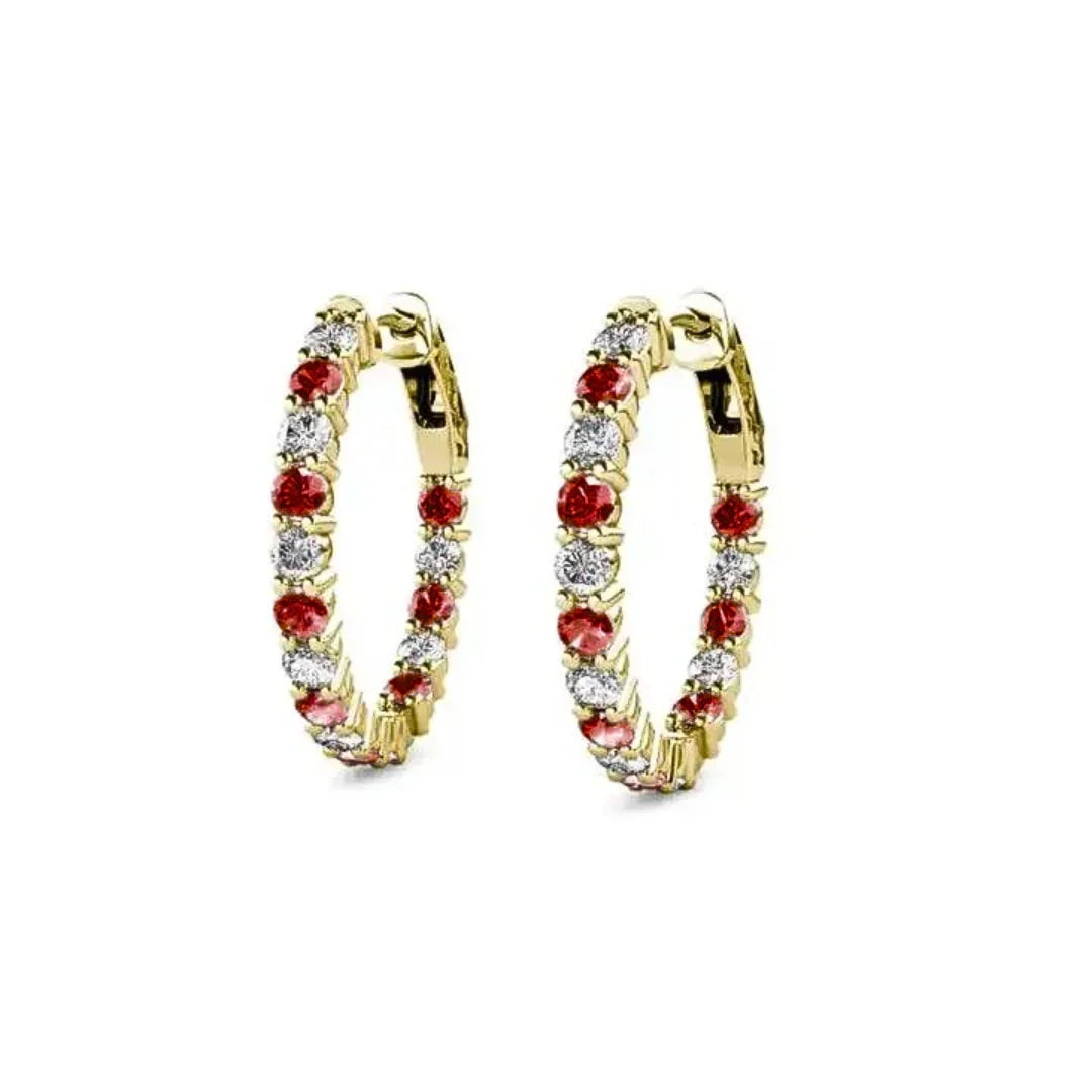 Special edition - Cassandra ( Hvid/Blodrøde krystaller ) fra ByMelanie