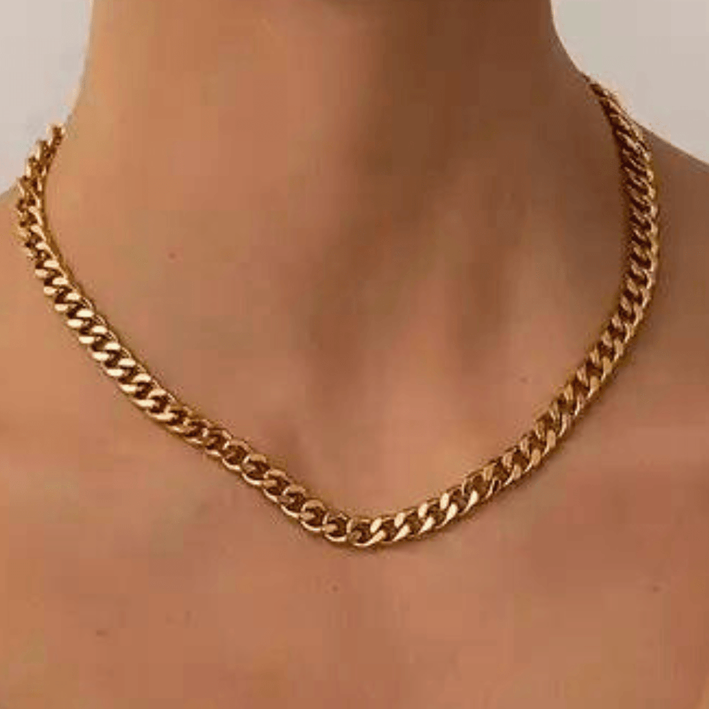 Guld halskæde