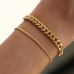 PRISFALD på guld armbånd 