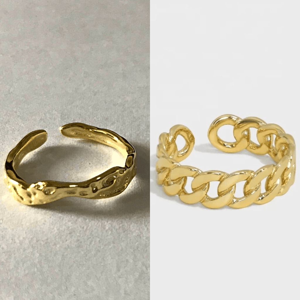 Tå ringe guld